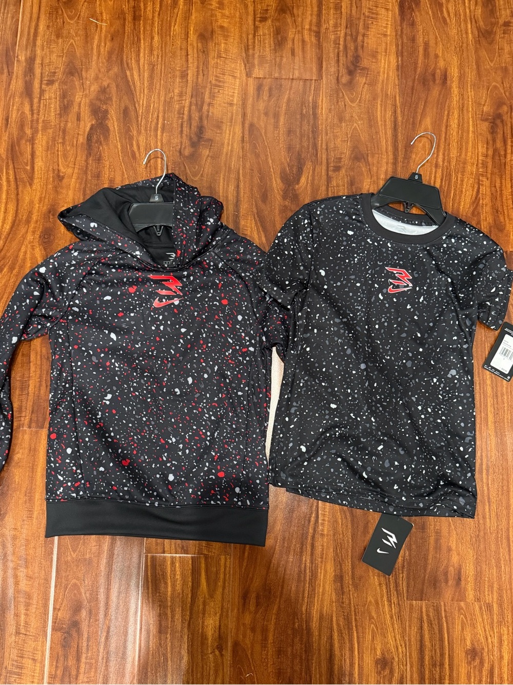 Nike 3BRAND by Russell Wilson Boys Long Sleeve Fleece Active Hoodie & shirt set